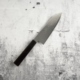 初心 Ryuhyo SG2 大馬士革文化刀 180mm 黑檀握柄