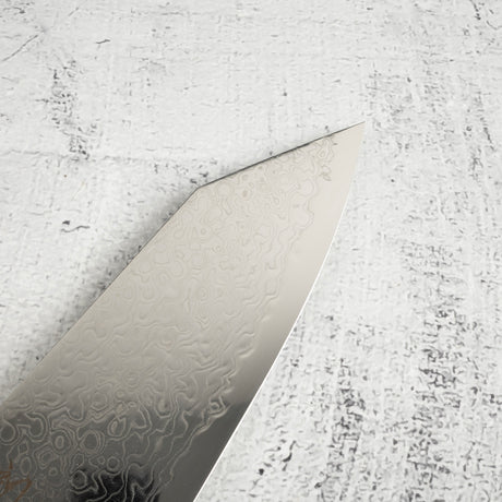 初心 Ryuhyo SG2 大馬士革文化刀 180mm 黑檀握柄