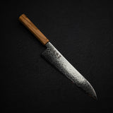 Hatsukokoro Ryuhyo SG2 Damascus Gyuto 210mm, Olivewood Handle