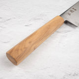 Hatsukokoro Ryuhyo SG2 Damascus Gyuto 210mm Saya Included, Olivewood Handle