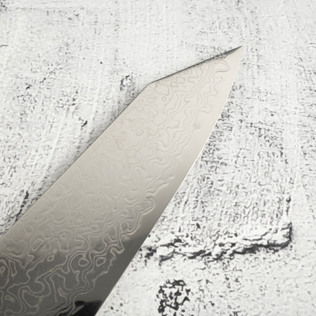 Hatsukokoro Ryuhyo SG2 Damascus K tip Gyuto 210mm Ebony Handle