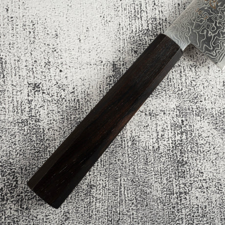 Hatsukokoro Ryuhyo SG2 Damascus K tip Gyuto 210mm Ebony Handle