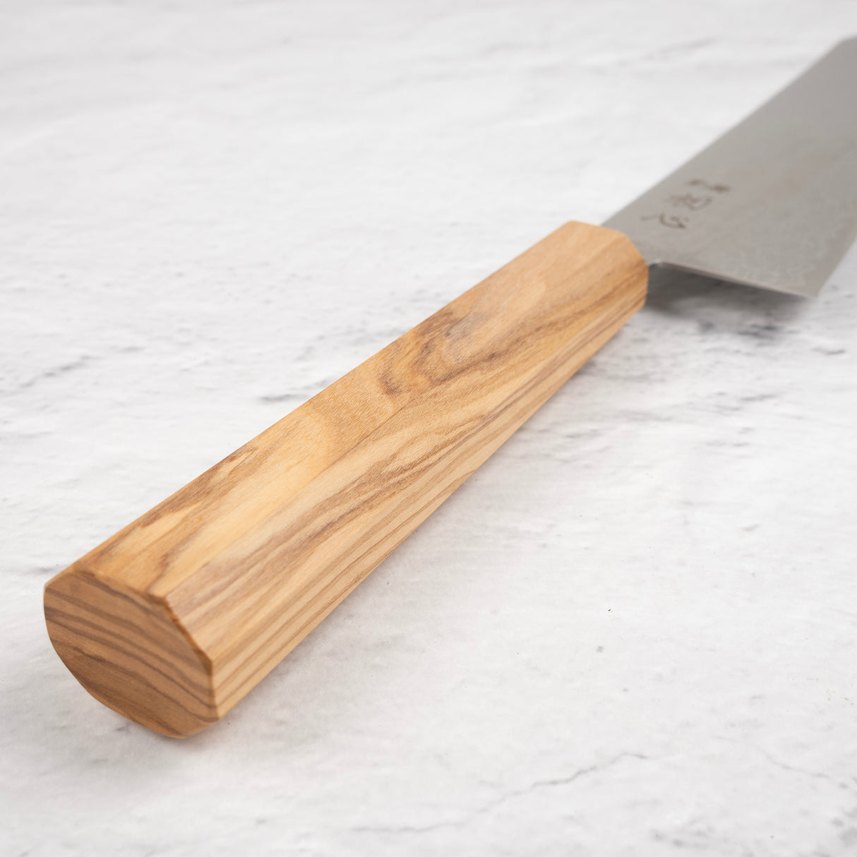 Hatsukokoro Ryuhyo SG2 Damascus K tip Gyuto 240mm Saya Included, Olivewood Handle