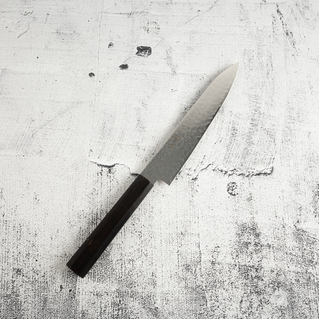 初心 Ryuhyo SG2 大馬士革 Petty 150mm 黑檀木柄