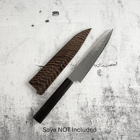 Hatsukokoro Ryuhyo SG2 Damascus Petty 150mm Ebony Handle