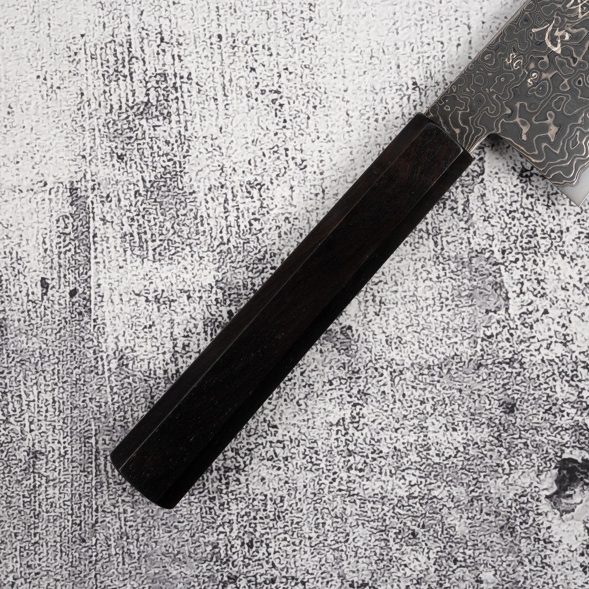 Hatsukokoro Ryuhyo SG2 Black Damascus Gyuto 240mm Ebony