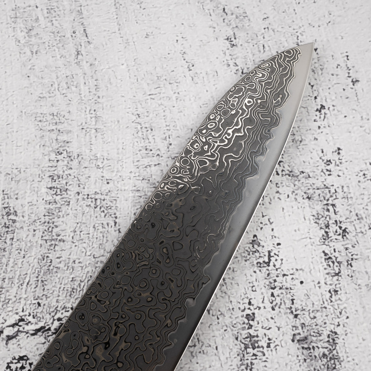 Hatsukokoro Ryuhyo SG2 Black Damascus Gyuto 240mm Ebony