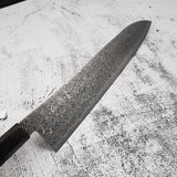 Hatsukokoro Ryuhyo SG2 Black Damascus Gyuto 240mm Ebony