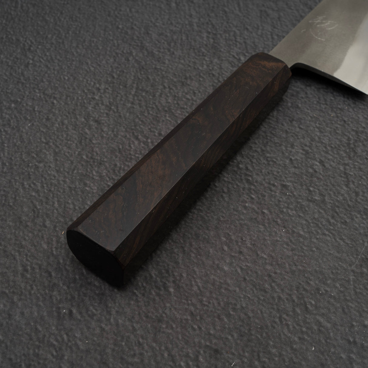 Hatsukokoro x Yoshikane SKD Nashiji Santoku 170mm Ebony Handle