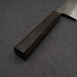 Hatsukokoro x Yoshikane SKD Nashiji Santoku 170mm Ebony Handle