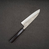 Hatsukokoro x Yoshikane SKD Nashiji Santoku 170mm Ebony Handle