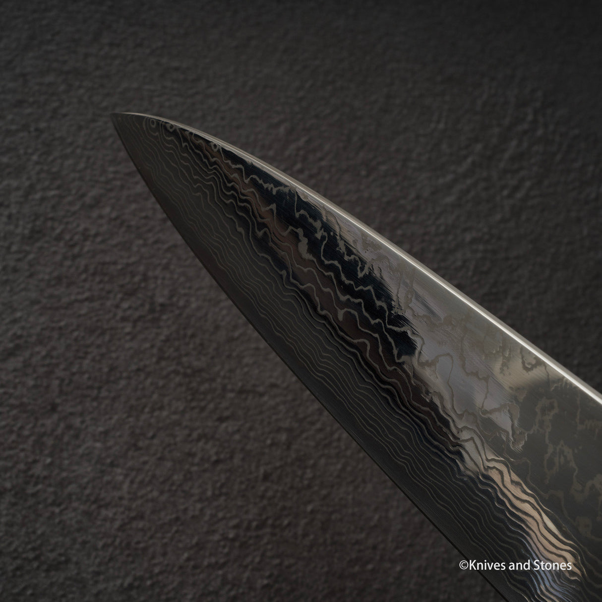 Hatsukokoro STRIX Damascus Gyuto 210mm Ebony Handle