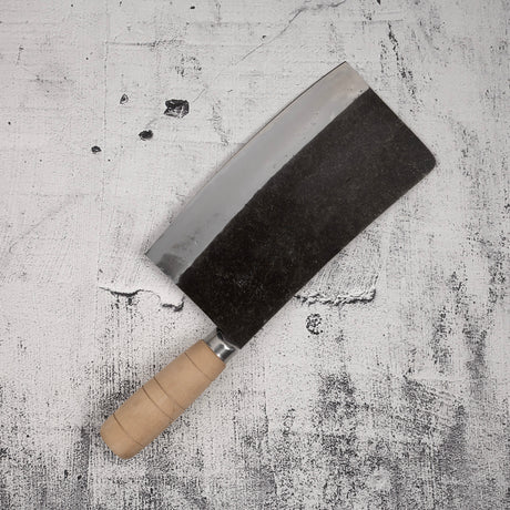 Hatsukokoro Sentan Blue 2 Stainless Clad Chinese Cleaver 190mm Heavy