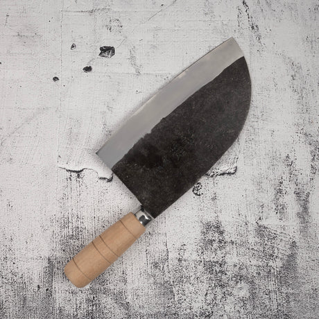 Hatsukokoro Sentan Blue 2 Stainless Clad Large Santoku 190mm