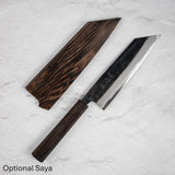 Hatsukokoro Shikkoku Blue 2 Kurouchi Bunka 165mm Ebony Handle