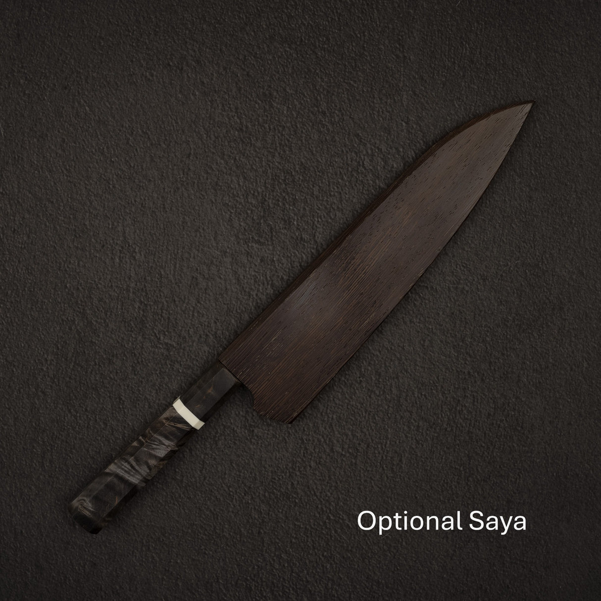Hatsukokoro Shinkiro Aogami Super Kurouchi Damascus Gyuto 210mm