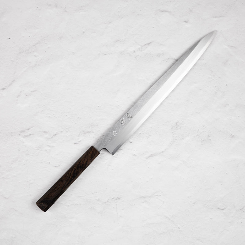 Hatsukokoro x Myojin Shirasagi White 2 Yanagiba 330mm