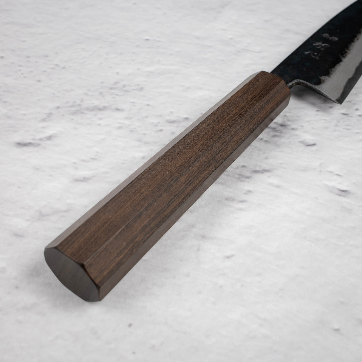 Hatsukokoro Sumi Blue 2 Kurouchi Petty 120mm Black Chacate Handle