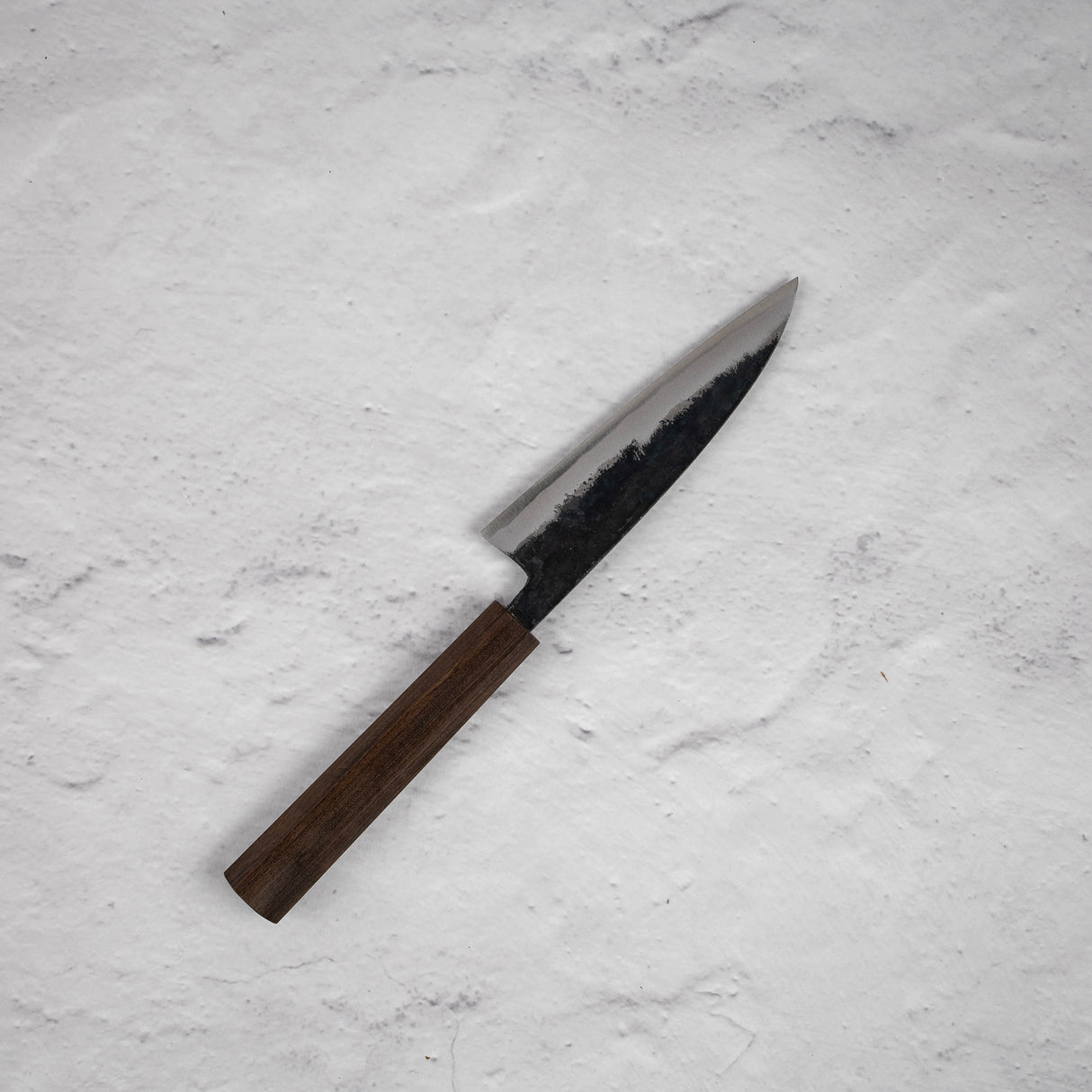 Hatsukokoro Sumi Blue 2 Kurouchi Petty 120mm Black Chacate Handle