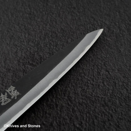 Hatsukokoro Aosagi Blue 2 Kurouchi Petty 150mm Black Chacate