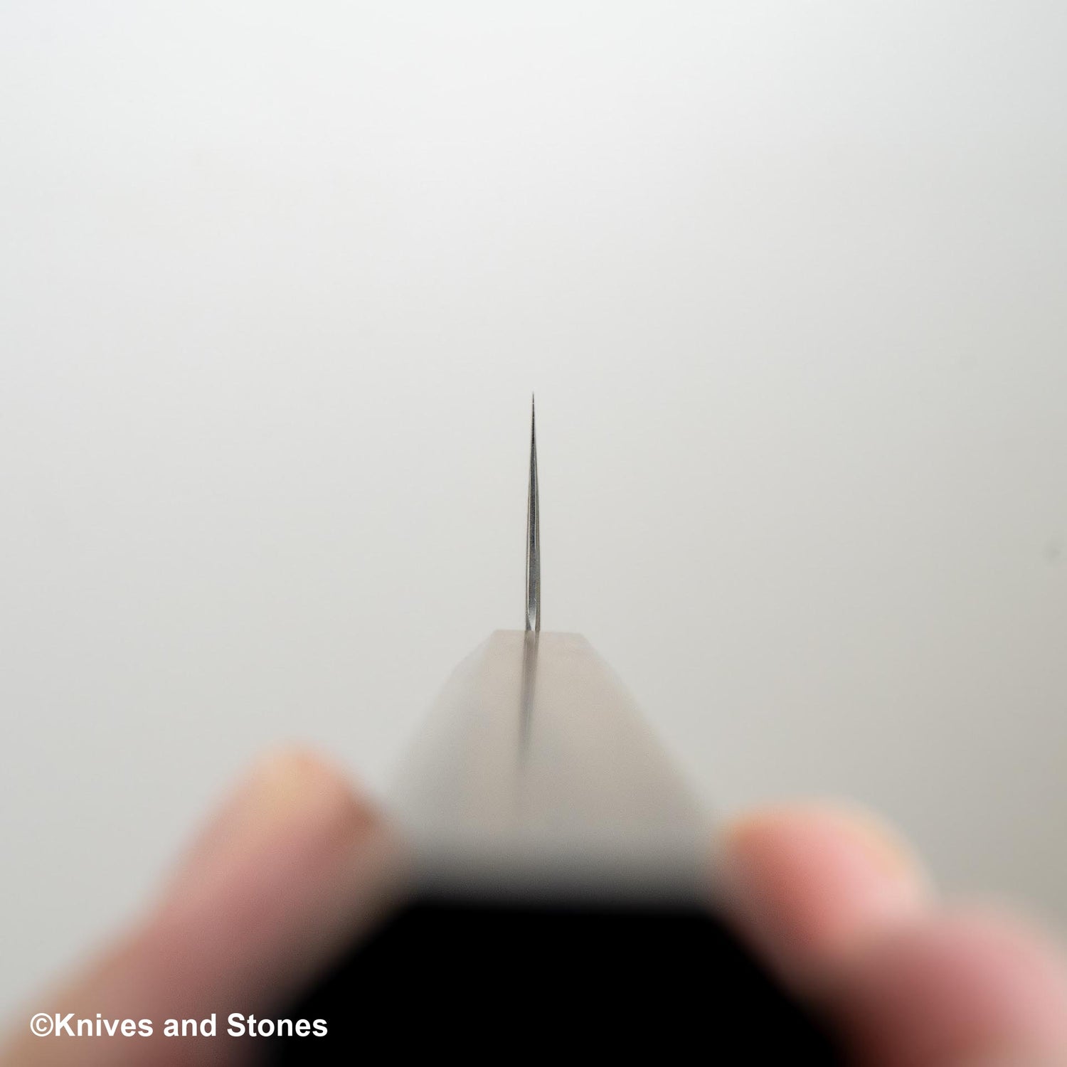 Hatsukokoro Ginso Ginsan Nickel Damascus Bunka  180mm Black Chacate