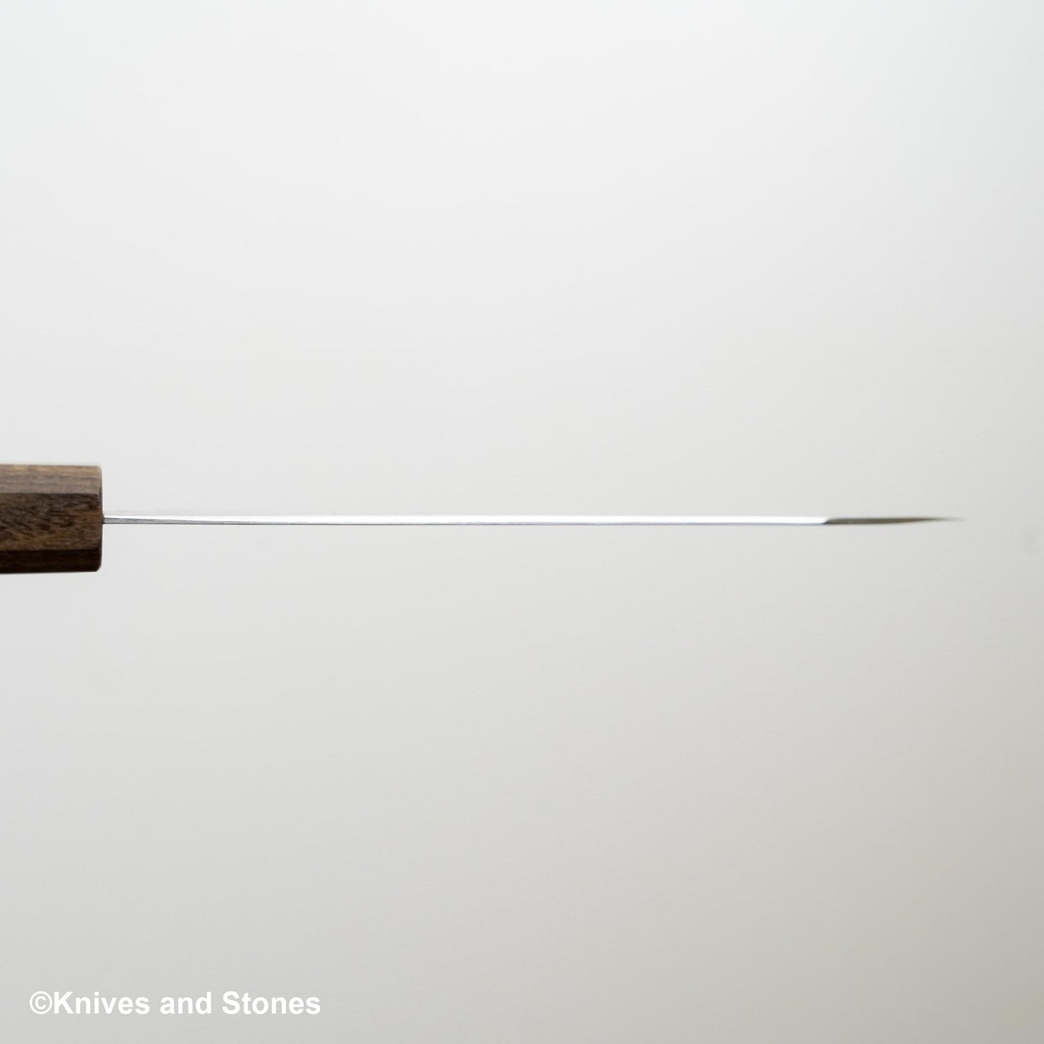 Hatsukokoro Ginso Ginsan Nickel Damascus Bunka  180mm Black Chacate