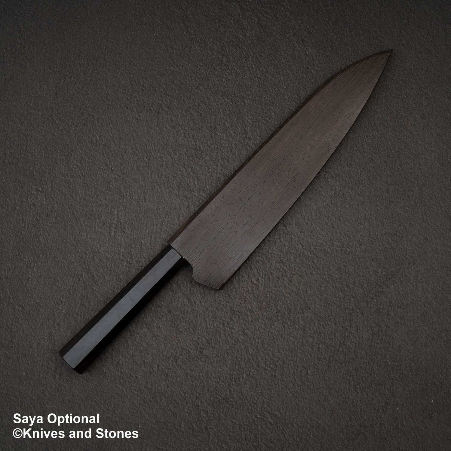 Hatsukokoro Hayabusa VG10 大馬士革土目牛刀 240mm 烏木手柄