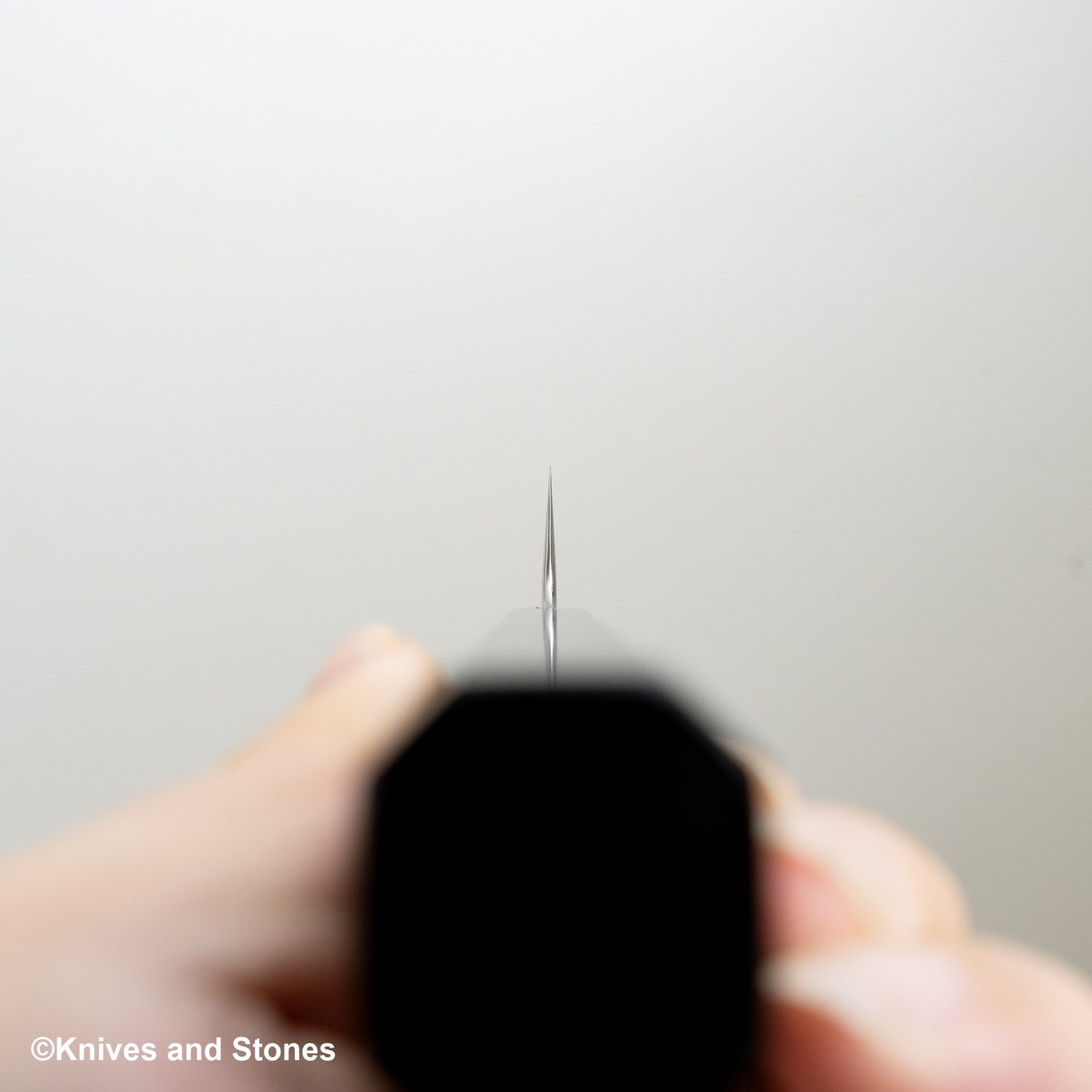 Hatsukokoro Hayabusa VG10 Damascus Tsuchime Sujihiki 270mm Ebony Handle