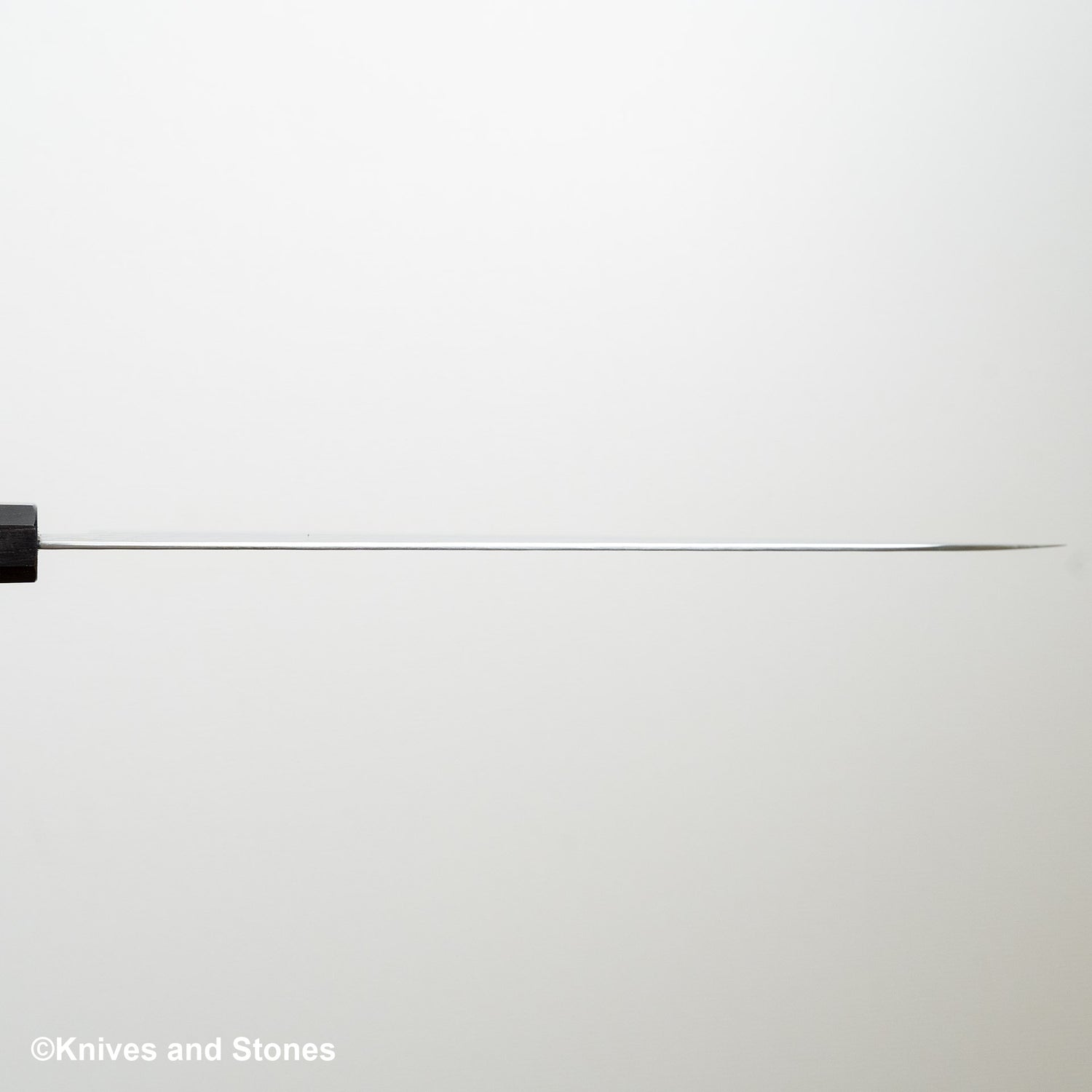 Hatsukokoro Hayabusa VG10 Damascus Tsuchime Sujihiki 270mm Ebony Handle