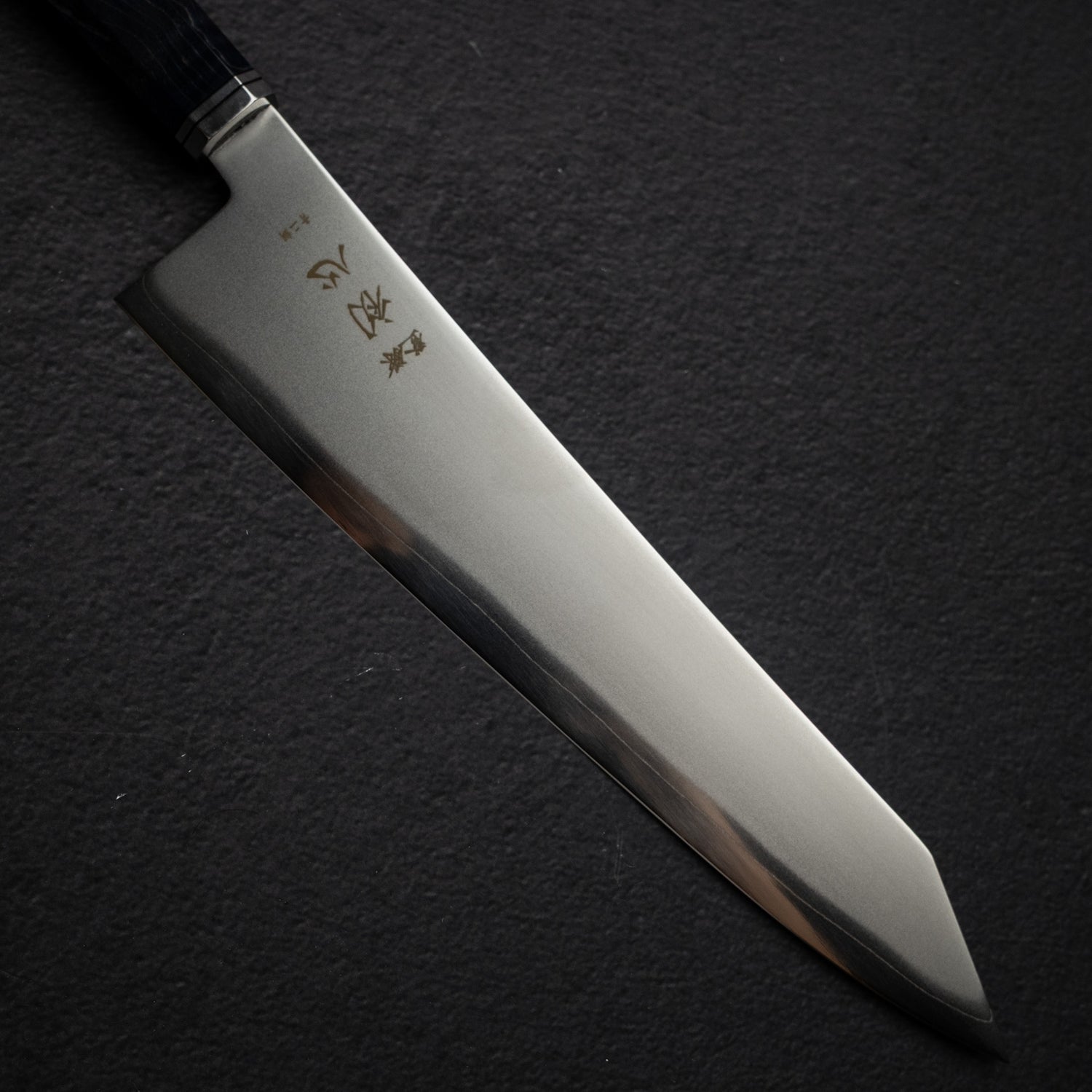 初心 Kaijin Blue 2 K-tip 牛刀 240mm 鏡面卷楓木柄