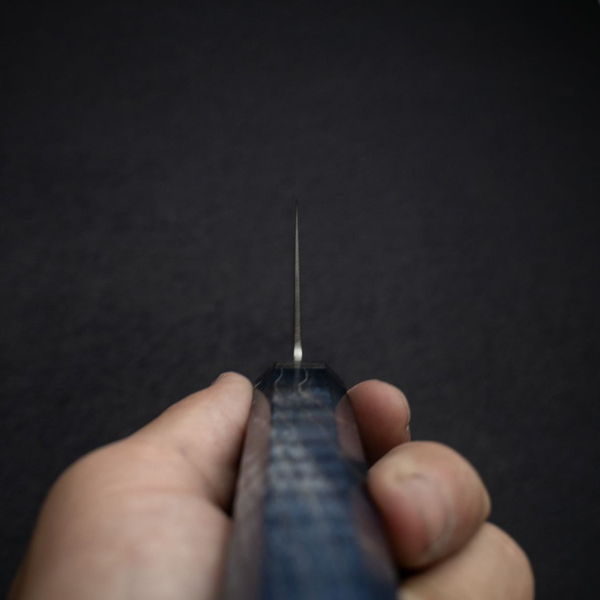 初心 Kaijin Blue 2 K-tip 牛刀 240mm 鏡面卷楓木柄