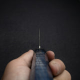 初心 Kaijin Blue 2 K-tip 牛刀 240mm 鏡面卷楓木柄