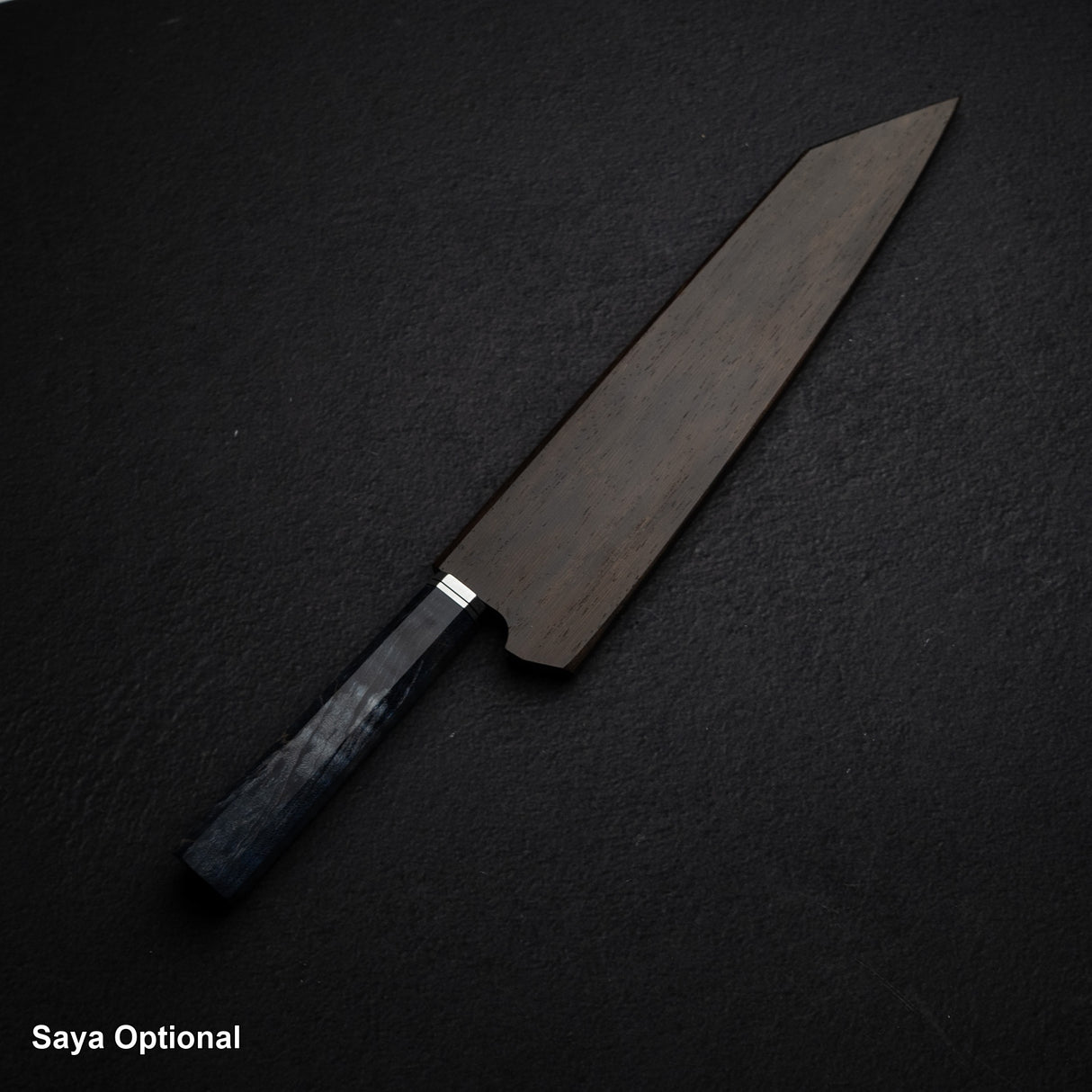 初心 Kaijin Blue 2 K-tip 牛刀 240mm 鏡面卷楓木柄