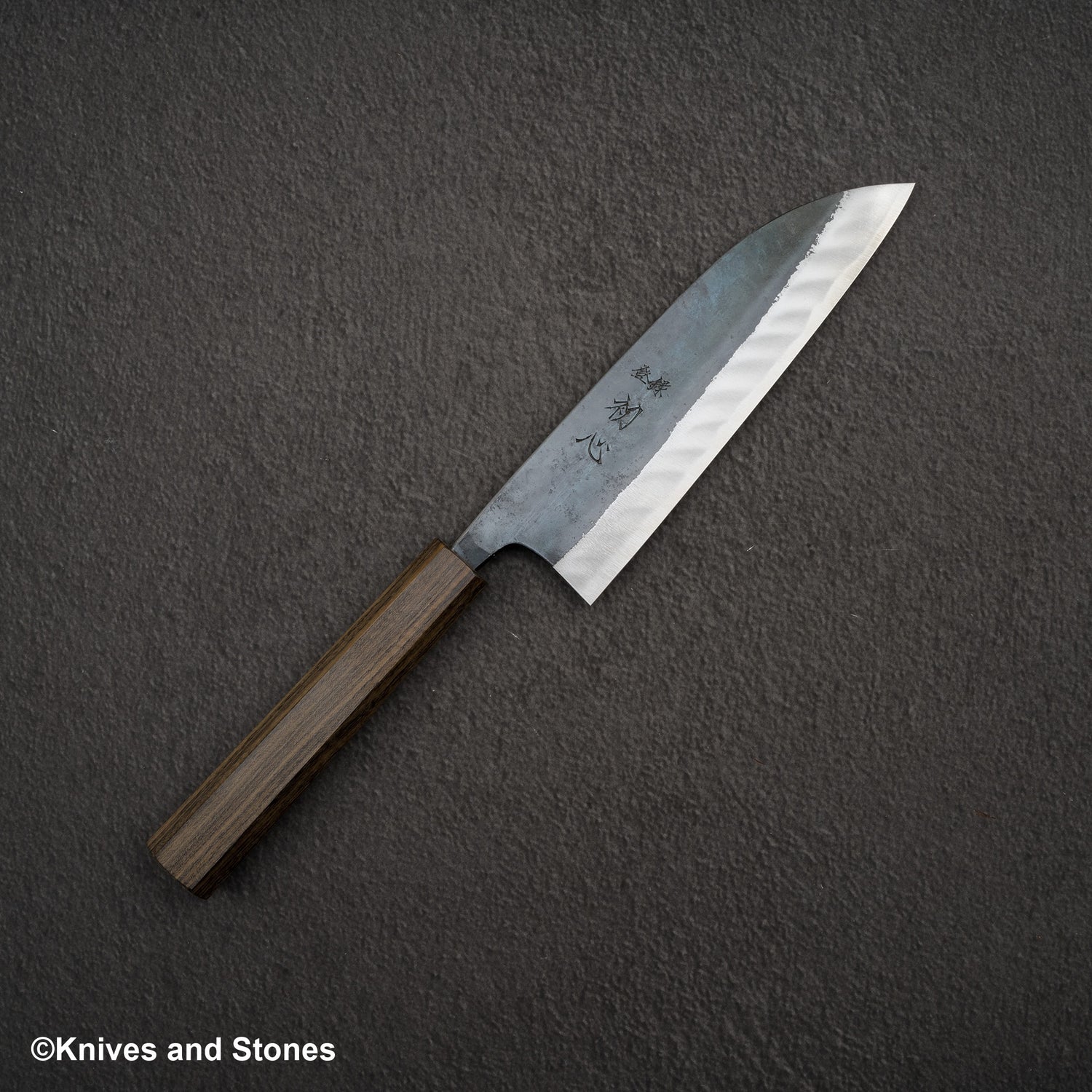 Hatsukokoro Kuronami Blue 2 Kurouchi Santoku 165mm