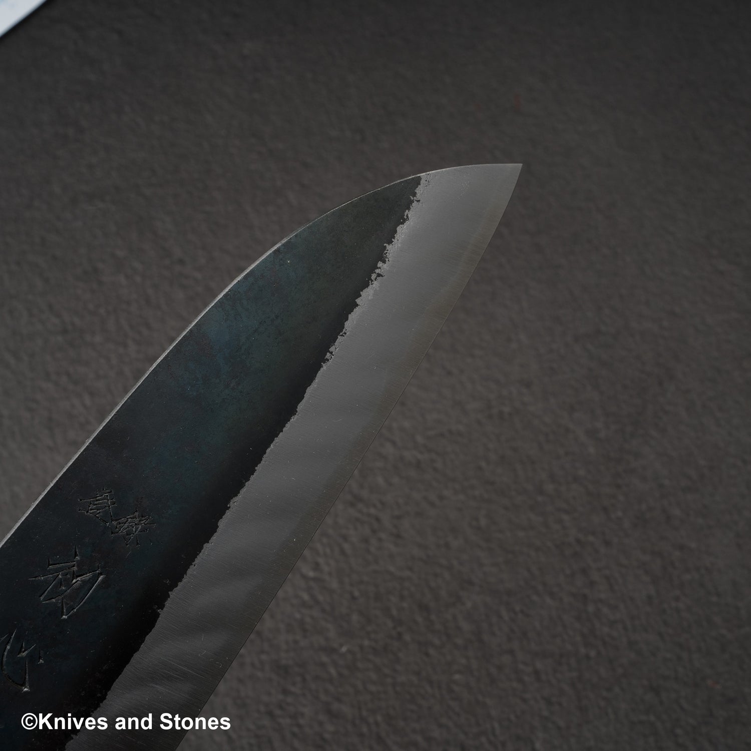 Hatsukokoro Kuronami Blue 2 Kurouchi Santoku 165mm