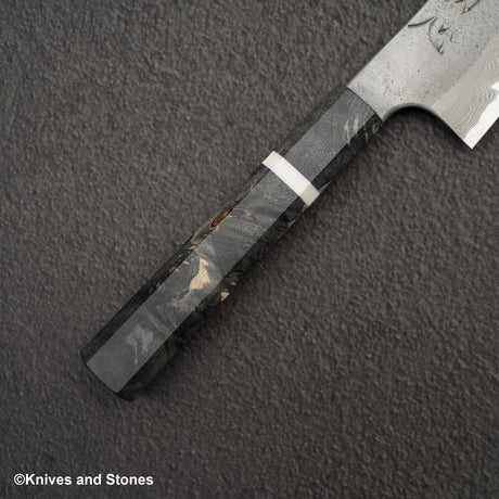 Nigara x Hatsukokoro Ryusui Blue 2 Damascus Nashiji Gyuto 210mm