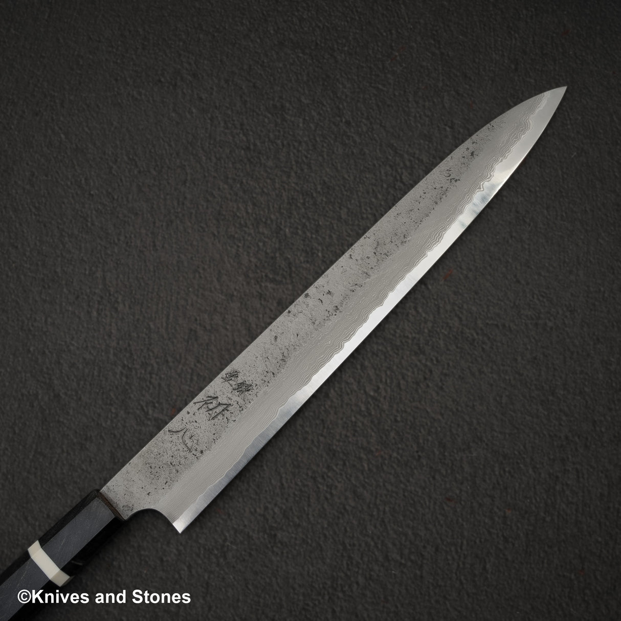 Hatsukokoro Ryusui Blue 2 Nashiji Sujihiki 300mm
