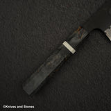 Hatsukokoro Shinkiro Aogami Super Kurouchi Damascus K-tip Gyuto 210mm
