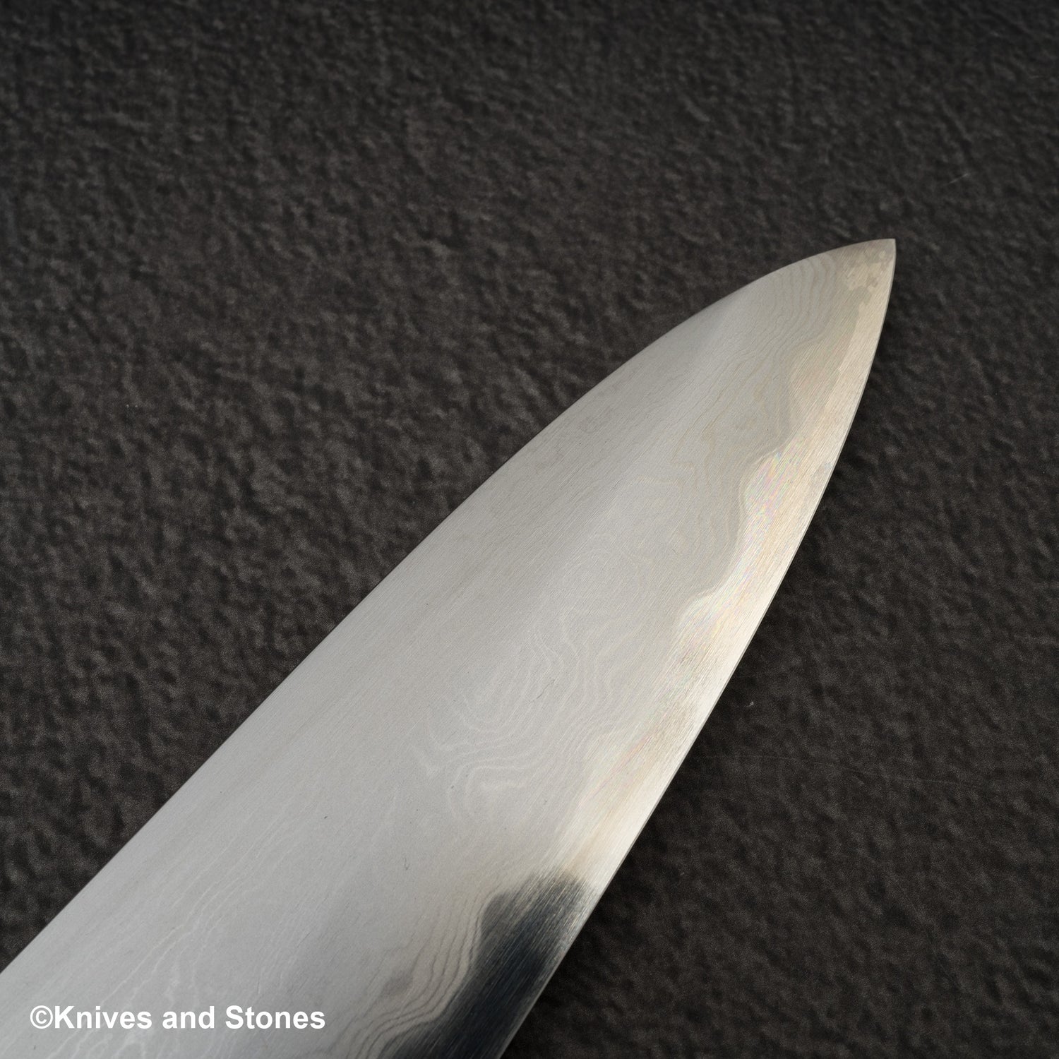 初心 x 中川聰 藍色 1 大馬士革牛刀 240mm