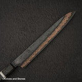 Hatsukokoro x Nigara Yorokobi SLD Copper Damascus Sujihiki 240mm Birch Handle
