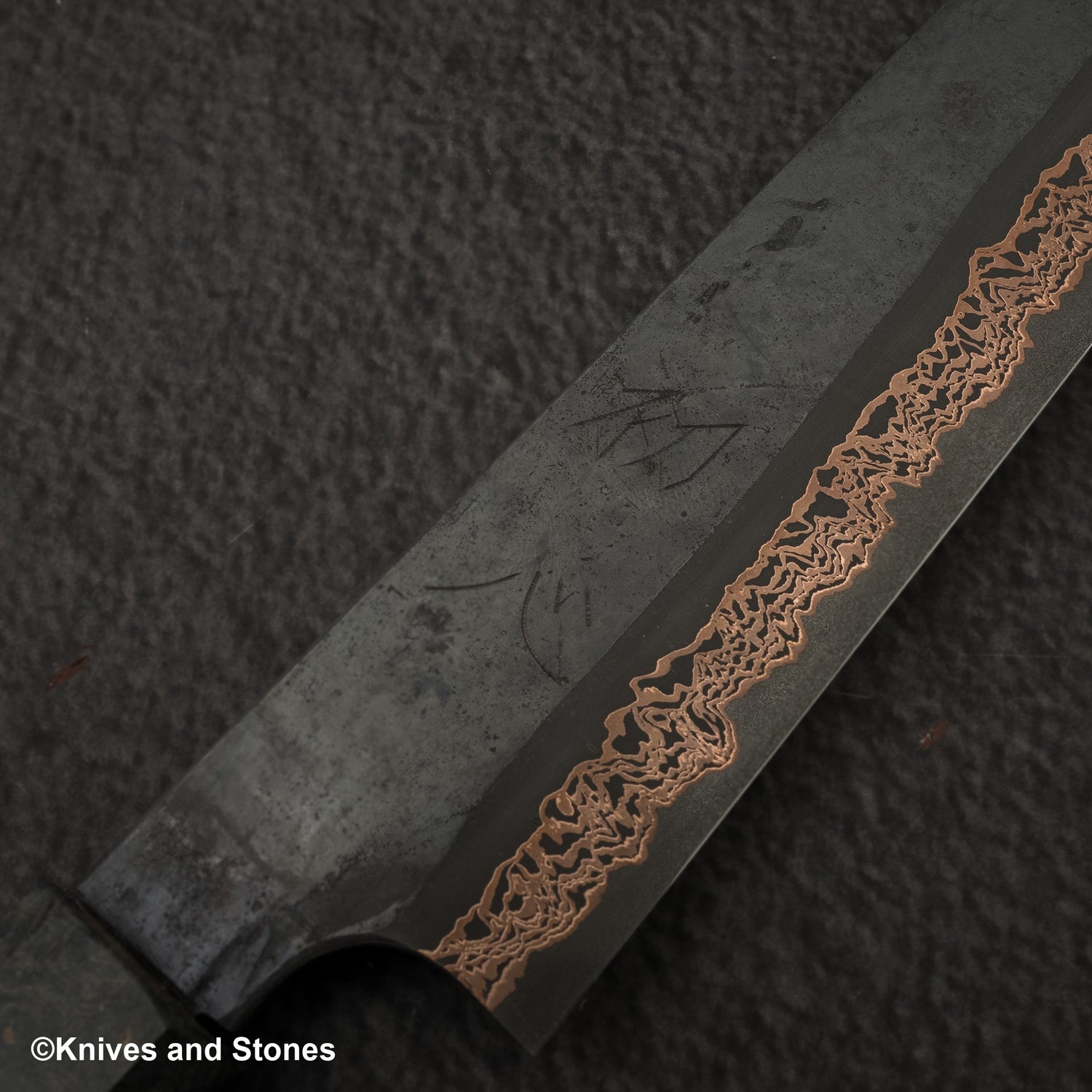 Hatsukokoro x Nigara Yorokobi SLD 銅大馬士革 Sujihiki 240 毫米樺木手柄