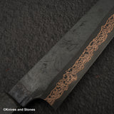Hatsukokoro x Nigara Yorokobi SLD Copper Damascus Sujihiki 240mm Birch Handle