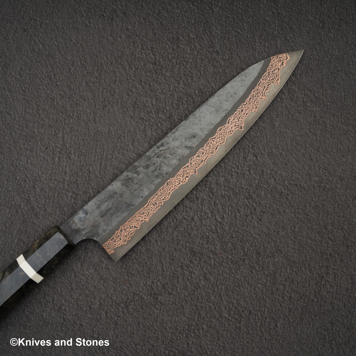 Hatsukokoro x Nigara Yorokobi SLD Copper Damascus Gyuto 240mm Birch Handle