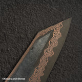 Hatsukokoro x Nigara Yorokobi SLD Copper Damascus K-tip Gyuto 210mm Birch Handle