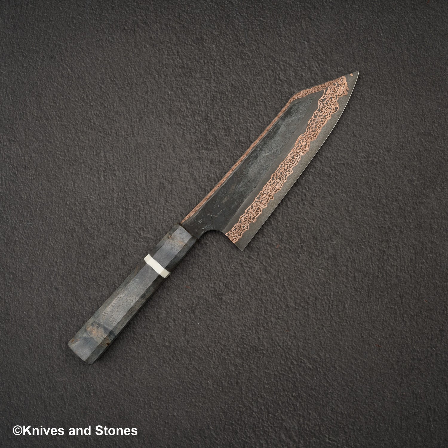 Hatsukokoro x Nigara Yorokobi SLD 銅大馬士革文化 180 毫米樺木手柄