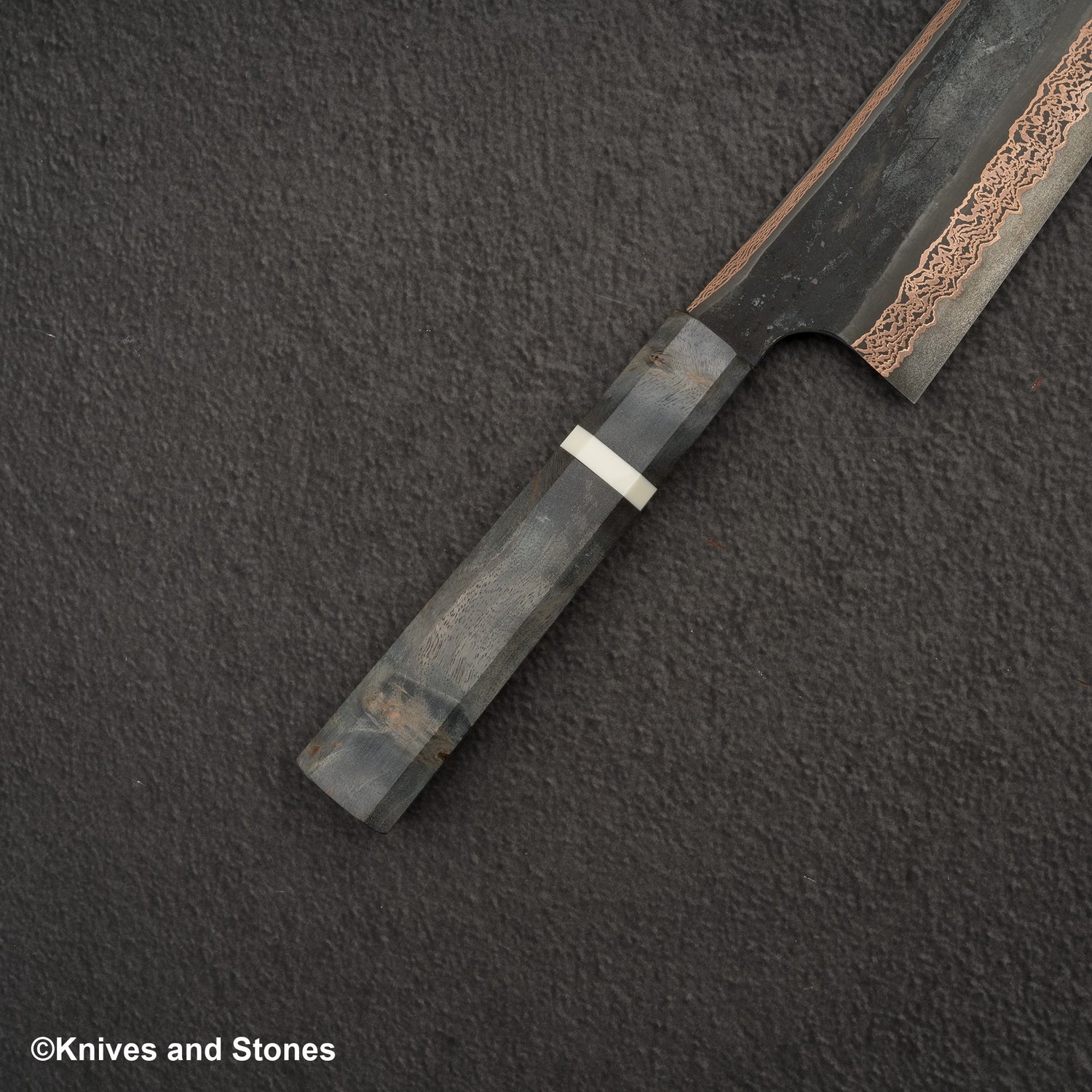 Hatsukokoro x Nigara Yorokobi SLD 銅大馬士革文化 180 毫米樺木手柄