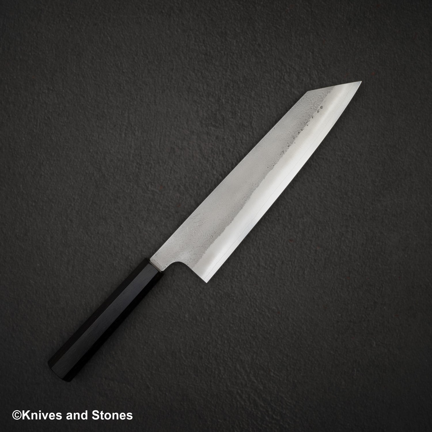 Hatsukokoro x Yoshikane SKD Nashiji K-tip Gyuto 240mm 烏木手柄