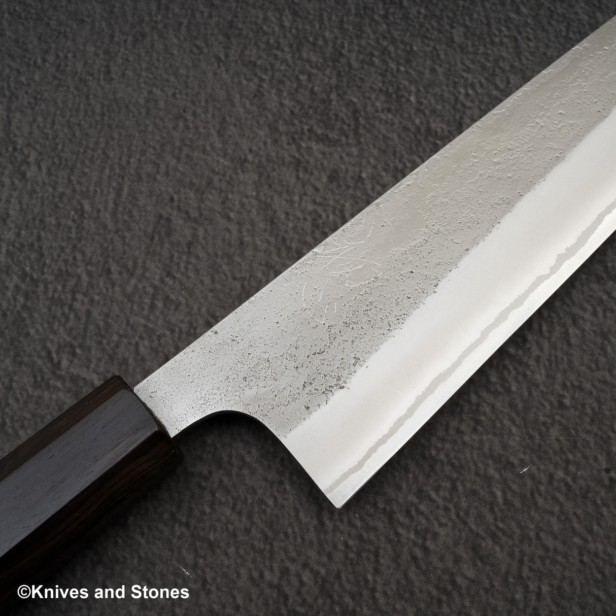 Hatsukokoro x Yoshikane White 2 Nashiji Gyuto 240mm Stainless Clad