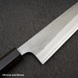 Hatsukokoro x Yoshikane White 2 Nashiji Gyuto 240mm Stainless Clad
