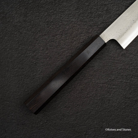 Hatsuokokoro x Yoshikane SKD Nashiji Sujihiki 240mm Ebony Handle
